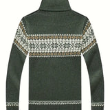 Elegancki Sweter Robiony na Drutach