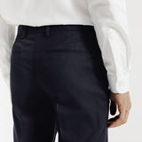 Spodnie do garnituru slim fit - Granatowe