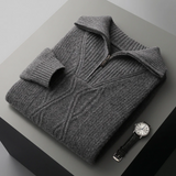 Sweter z zamkiem Taranto Merino Wełna