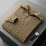 Sweter z zamkiem Taranto Merino Wełna