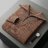 Sweter z zamkiem Taranto Merino Wełna