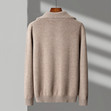 Sweter z zamkiem Taranto Merino Wełna
