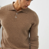 Sweter Polo z Kaszmiru Ponza