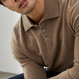 Sweter Polo z Kaszmiru Ponza