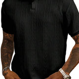 Gianni - polo casual lato z guzikami