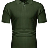 Gianni - polo casual lato z guzikami