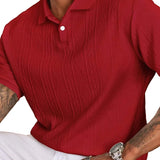 Gianni - polo casual lato z guzikami
