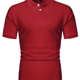 Gianni - polo casual lato z guzikami