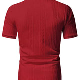 Gianni - polo casual lato z guzikami