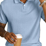 Gianni - polo casual lato z guzikami