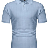 Gianni - polo casual lato z guzikami