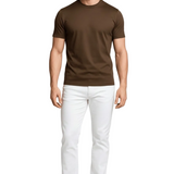 Męska T-Shirt Slim-Fit z Wysokiej Jakości Bawełny