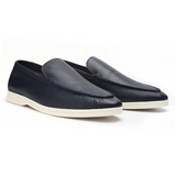 Ko skórzane loafers