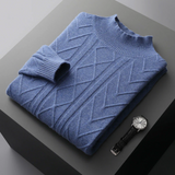 Sweter Kaszmirowy Mizar Wzorzysty