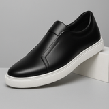 Eleganckie Skórzane Buty Slip-On