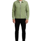 Lekka Twill Kurtka dla Mężczyzn – Groszkowa Zielona – Regular Fit