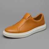 Eleganckie Skórzane Buty Slip-On