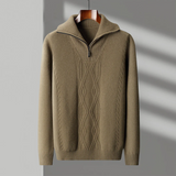 Sweter z zamkiem Taranto Merino Wełna