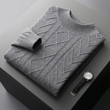 Sweter Kaszmirowy Mizar Wzorzysty