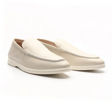 Ko skórzane loafers