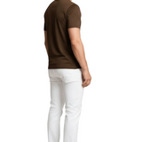 Męska T-Shirt Slim-Fit z Wysokiej Jakości Bawełny