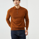 Sweter Polo z Kaszmiru Ponza