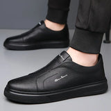 Skórzane Buty Slip-On