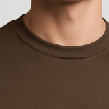 Męska T-Shirt Slim-Fit z Wysokiej Jakości Bawełny