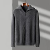 Sweter z zamkiem Taranto Merino Wełna