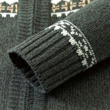 Elegancki Sweter Robiony na Drutach