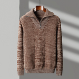 Sweter z zamkiem Taranto Merino Wełna