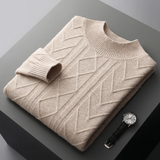 Sweter Kaszmirowy Mizar Wzorzysty