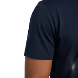 Męska T-Shirt Slim-Fit w Kolorze Morskiego Niebieskiego