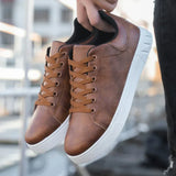 Corrado Klasyczne Skórzane Sneakersy