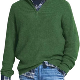 Sweter Diego z zamkiem