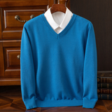 Elegancki Sweter z V-dekoltem