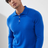 Sweter Polo z Kaszmiru Ponza