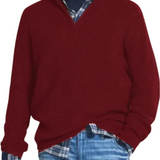 Sweter Diego z zamkiem