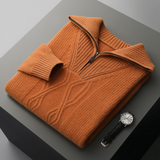 Sweter z zamkiem Taranto Merino Wełna