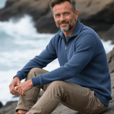 Sweter Diego z zamkiem
