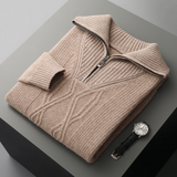 Sweter z zamkiem Taranto Merino Wełna