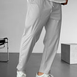 Eleganckie Spodnie Tapered z Troczkami