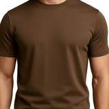 Męska T-Shirt Slim-Fit z Wysokiej Jakości Bawełny