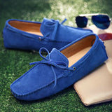 Casual Suede Letnie Mokasyny