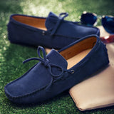 Casual Suede Letnie Mokasyny