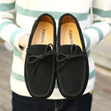 Casual Suede Letnie Mokasyny