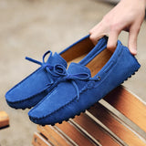 Casual Suede Letnie Mokasyny