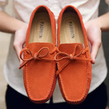 Casual Suede Letnie Mokasyny