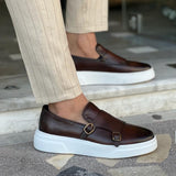 Slip-On Skórzane Loafers