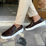 Slip-On Skórzane Loafers